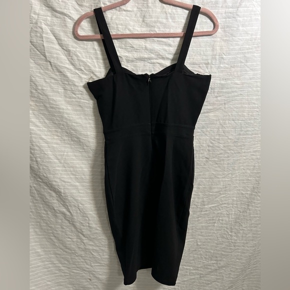 Blashe Hook And Loop Deep Black Bodycon Stretch Dress Size Medium - Picture 9 of 9